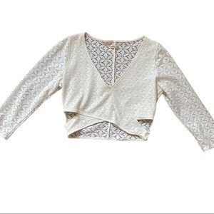 Hollister crop top, size M